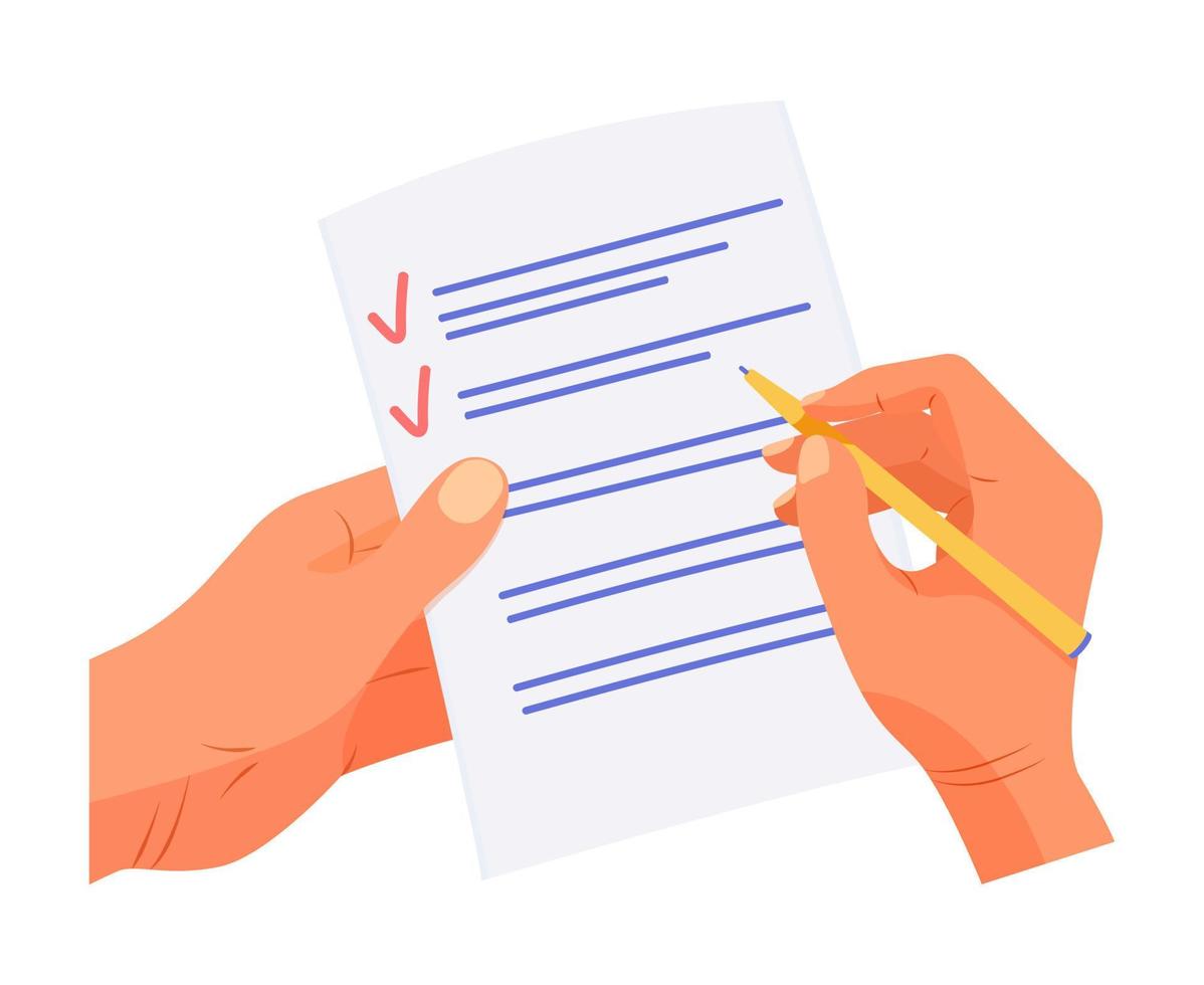 Kopie-souboru-checklist-is-completed-by-hand-and-pen-document-for-testing-filling-out-exam-form-vector