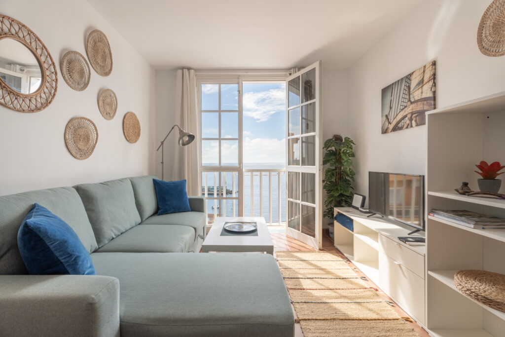 dvojpokojový apartmán s výhledem na moře v los abrigos
