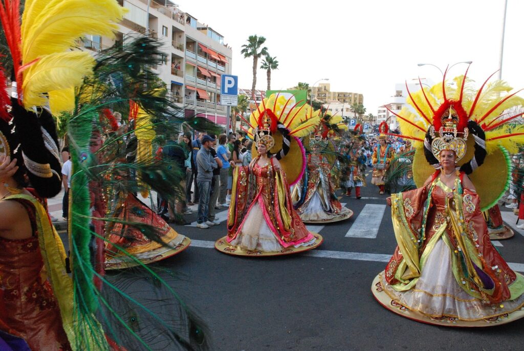 Carnival parade in Tenerife